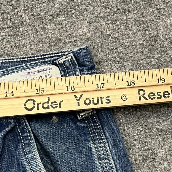 Carhartt Jeans Mens 34x34 Dungaree Fit Utility Painter Work Pants Distressed - Picture 8 of 11